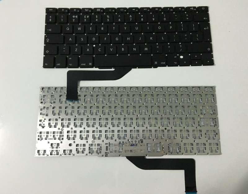 Replacement Laptop Keyboard For Macbook Pro Retina ''15 inch'' A1398 Mid 2012-Mid 2015(UK)