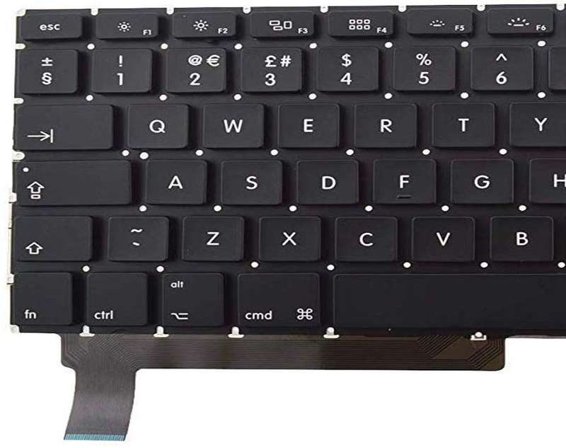 Replacement Laptop Keyboard For Macbook Pro ''15 inch ''A1286 Late 2008 -Early 2009(uk)