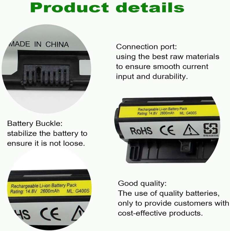 Laptop Battery For Lenovo G50-30 G50-70 G50-80 Z70-80