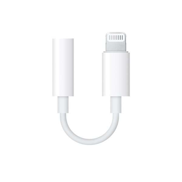 Lightning to 3.5 mm Headphone Jack Adapter for Apple