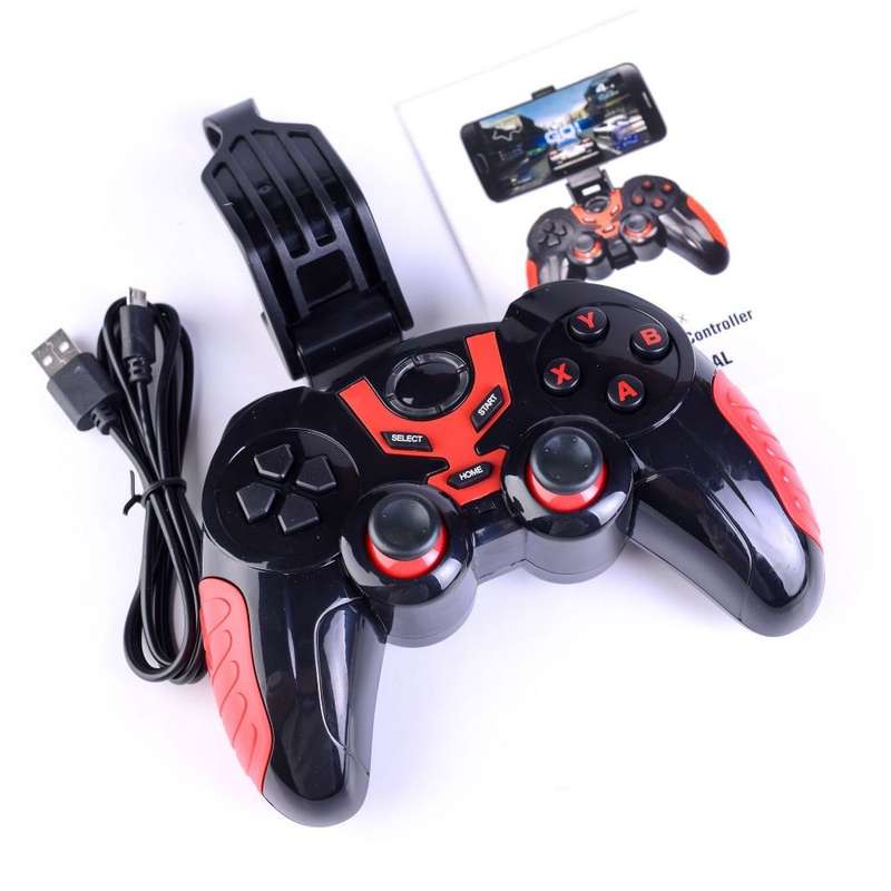 Gamepad LJQ-068 Bluetooth Game Controller for PC/SmartPhone-Black