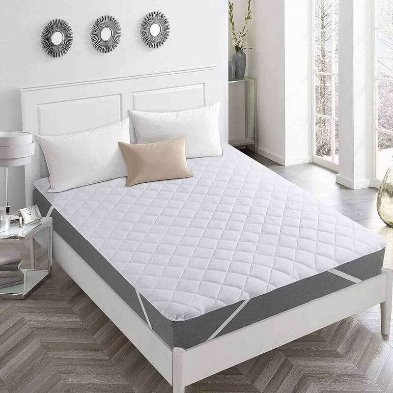 Ewube Three Quarter Bed Cover Mattress Protector Quilted