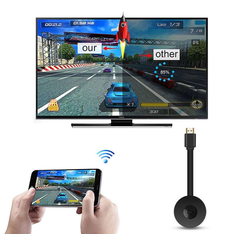 Earldom ET-W2+,Wireless TV Dongle HDMI, Full HD
