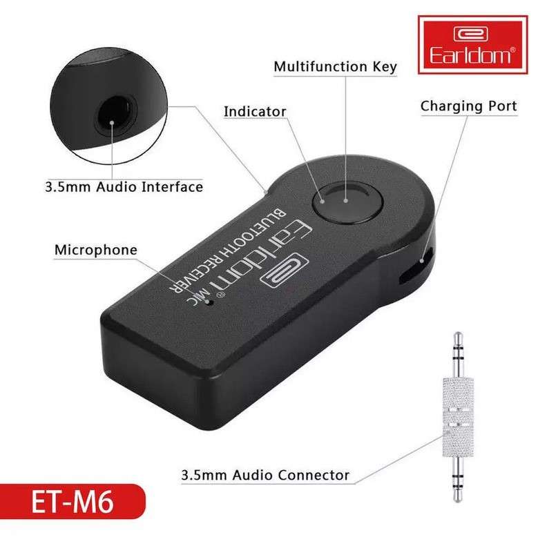 Earldom ET-M6 Wireless Audio Receiver/Adapter
