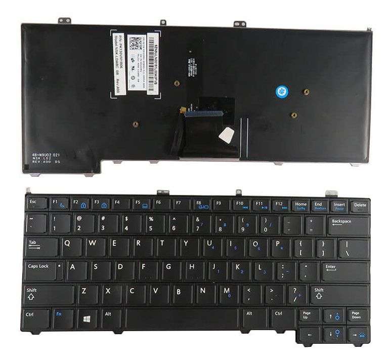 Replacement Laptop Keyboard For Dell Latitude 12 7000 E7440 PK130VN1A00
