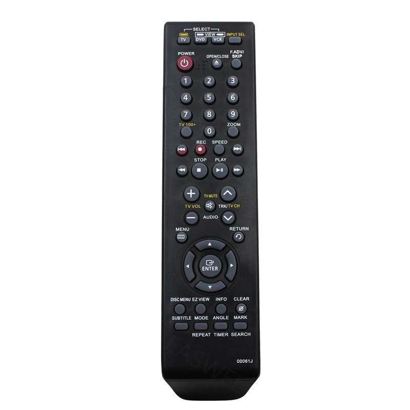 Replacement Remote Control AK59-00061J 00061J For Samsung DVD VCR Combo