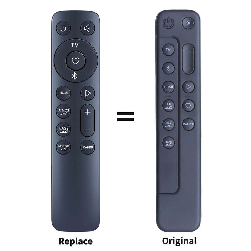 Replacement Remote Control Compatible with JBL BAR1000 Soundbar RM-BAR1000-JB005