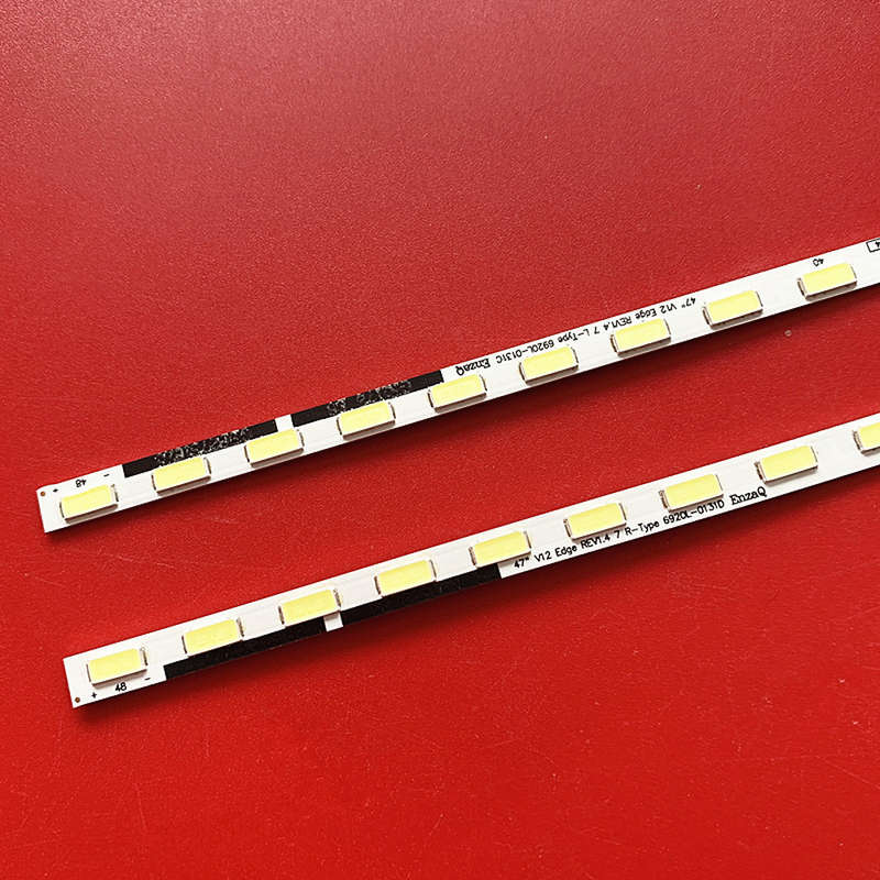 LG 47inch LED Backlight Strips (2pcs) V12 Edge Rev1.4 For LG 47LT360C 47LW6200 47LS4100 47LS4600
