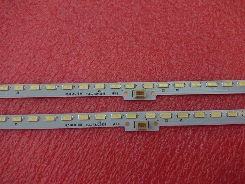 Hisense 55inch LED Backlight Strips (2pcs) RSAG7.820.5658 HE550HU-B81 For LED55K5500US LED55K380U...