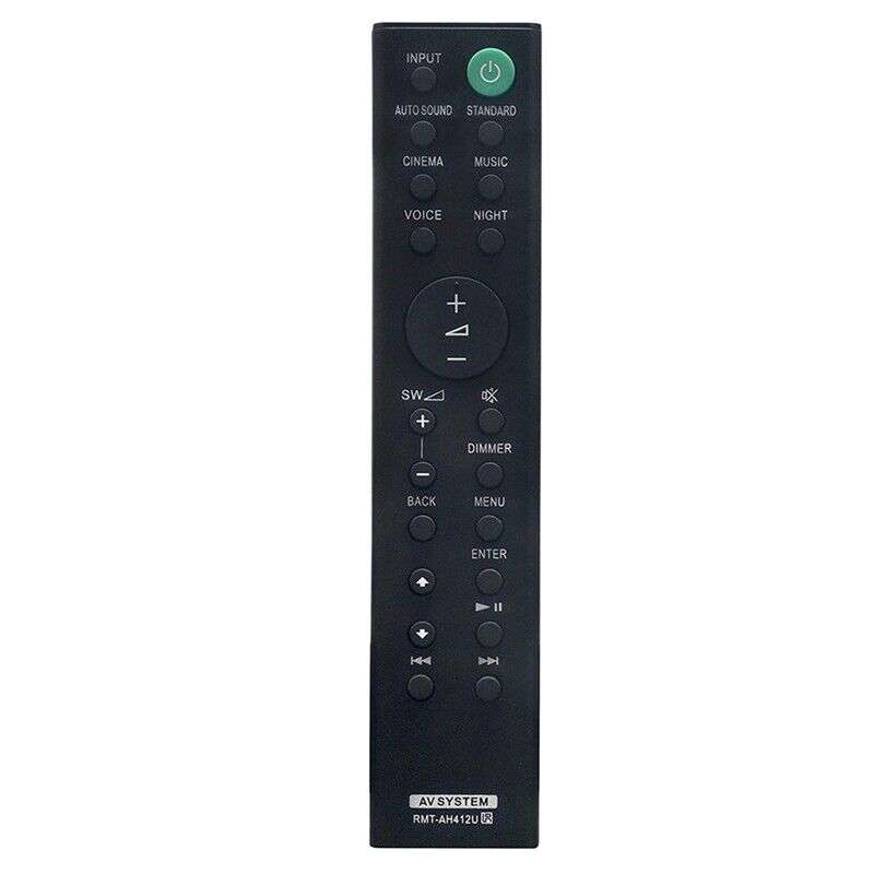 Replacement Remote Control RMT-AH412U For Sony Home Theater