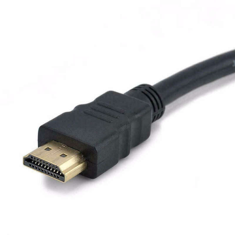HDMI Splitter Adapter Cable Connect 1 Unit to 2 Outputs