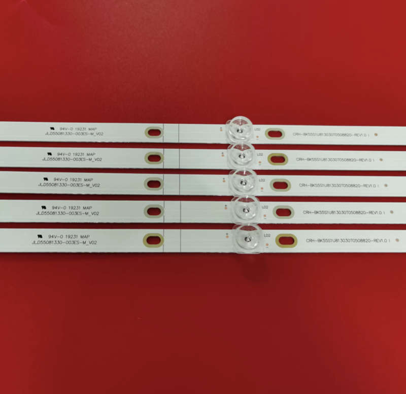 Hisense 55inch LED Backlight Strips (5pcs 8LED) HD550S1U81-L1 For 55A6100UW HZ55A55 HZ55A51 H55E3...