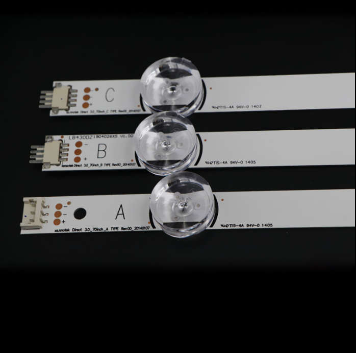 LG 70inch LED Backlight Strips Complete Set (24pcs) AGF78402001 DIRECT 3.0 70INCH A B C For 70LB7...