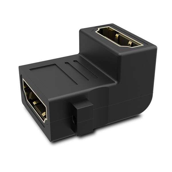 90 degrees Female HDMI to Female HDMI Joiner