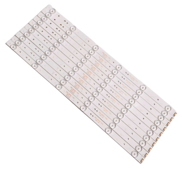 Replacement LED Backlight Strips Compatible with Skyworth/SINOTEC 49 inch TV 5800-W49001-2P00 3V ...