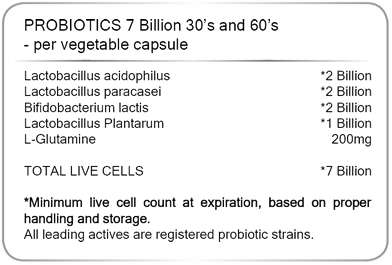 PROBIOTICS SPECS