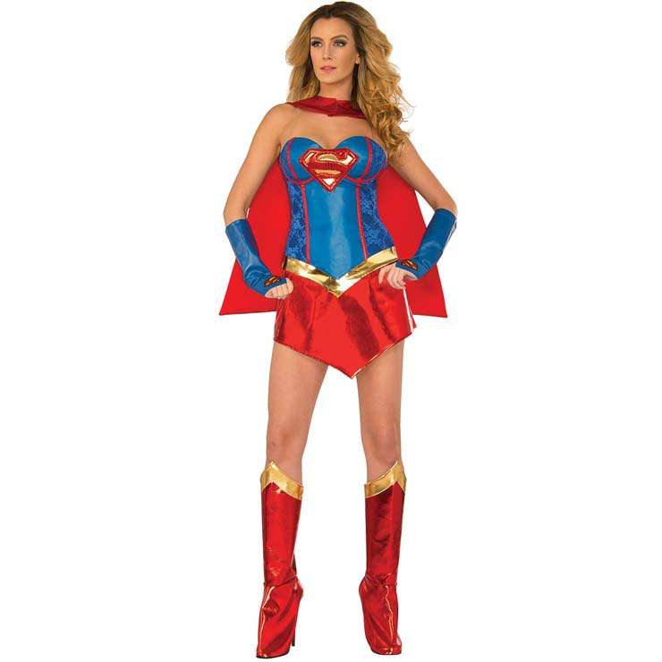 Deluxe Sexy Supergirl Costume
