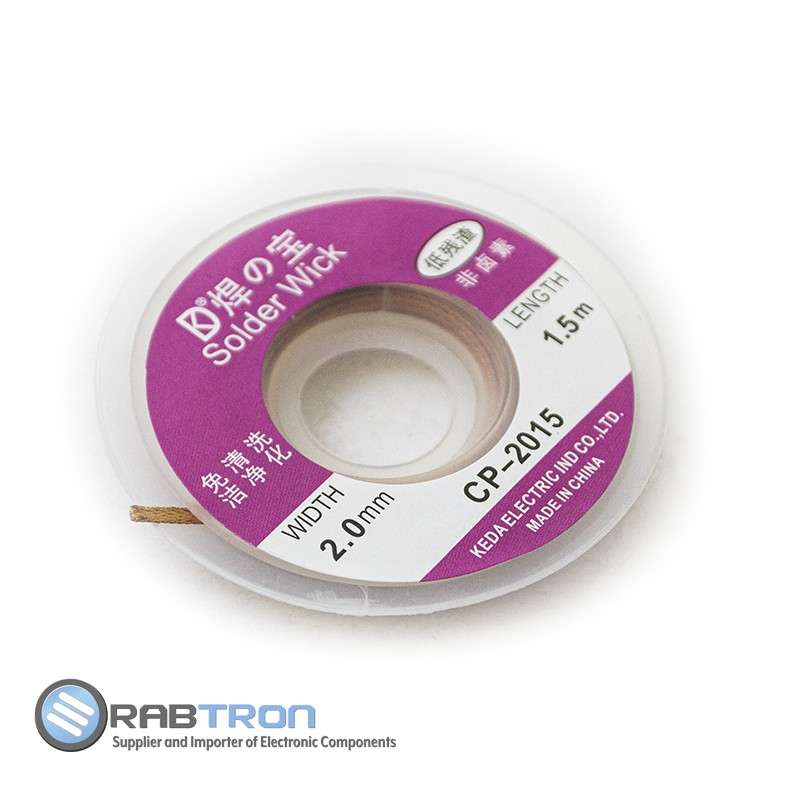 Desolder Wick Braid 2mm  - 1.5m Roll