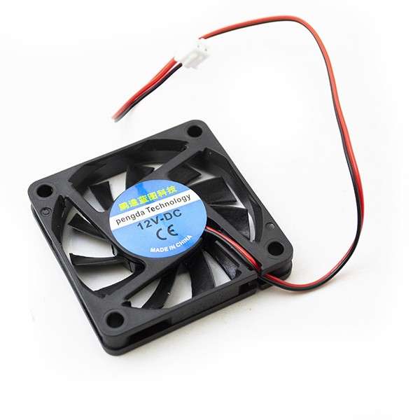 Fan 60x60x10mm 12VDC