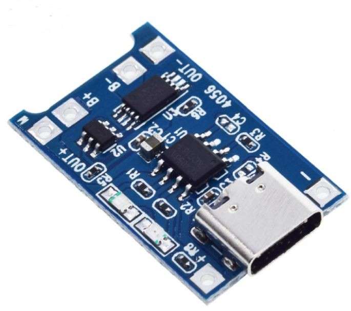 TP4056 USB Type-C Lithium Battery Charger Module With Protection