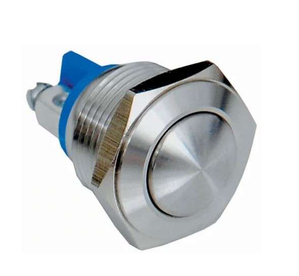 16mm Convex Head Stainless Steel Pushbutton