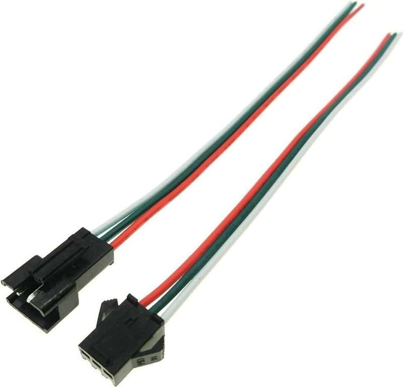 3pin SM JST connector wire 15cm