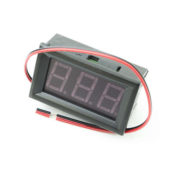 Digital Voltmeter red 3-30VDC