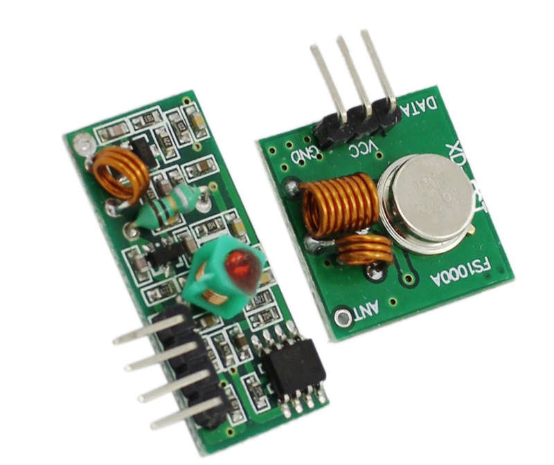 RF 433mHz transmitter/receiver boards