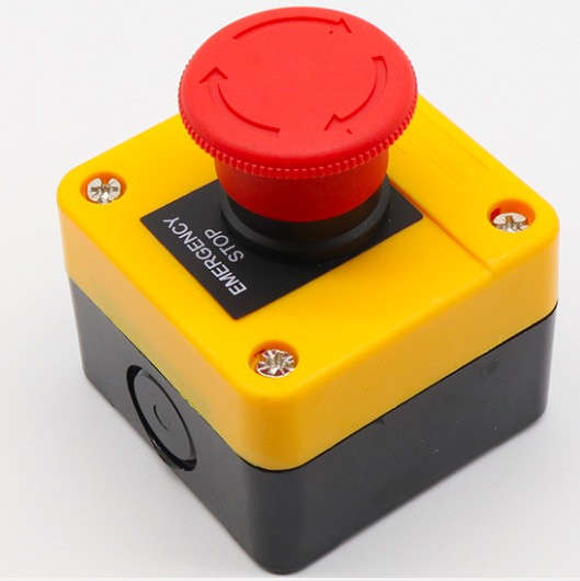 1NO+1NC e-stop push button switch emergency stop switch LAY37-11