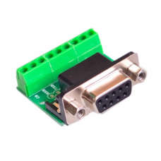 DB9 RS232 Serial to Terminal Female Adapter Connector