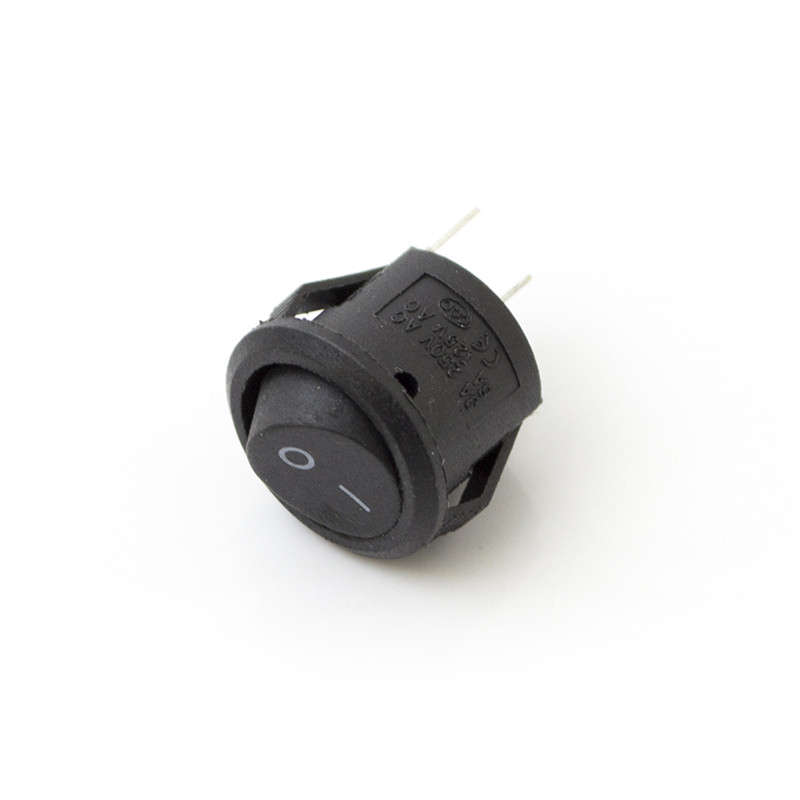 Rocker Switch Round 2 Pin on-off 14mm