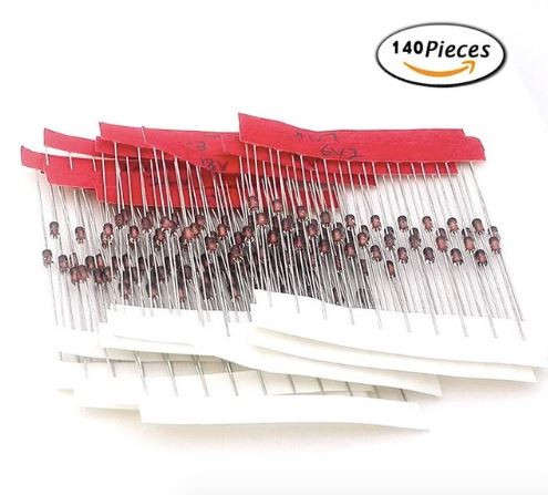 Zener Diodes Assorted set 140pcs