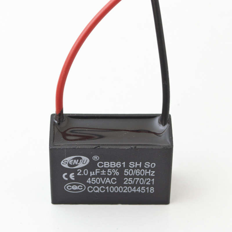 Ceiling Fan Capacitor 2uf 450VAC