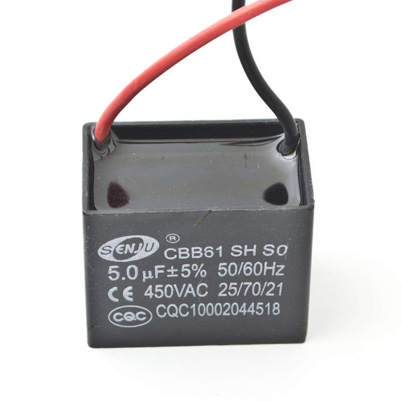 Ceiling Fan Capacitor 5uf 450VAC