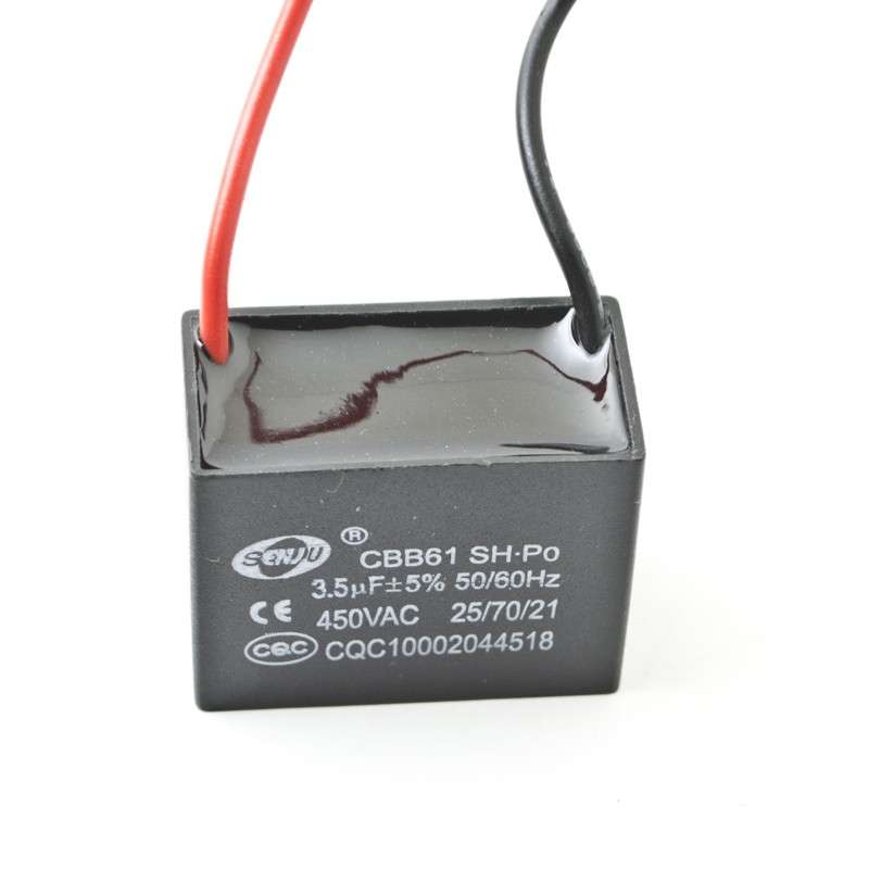 Ceiling Fan Capacitor 3.5uf 450VAC