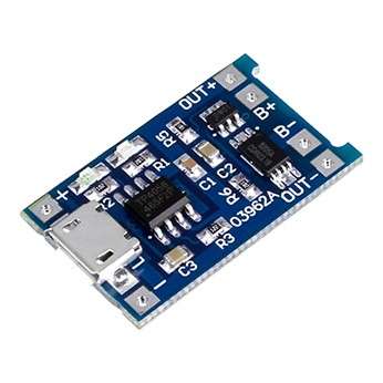 TP4056 5V Micro USB 1A 18650 Lithium Battery Charging Board