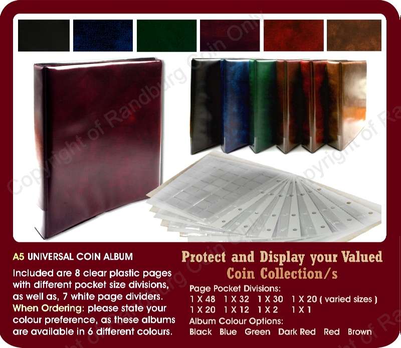 *#* A5 Universal Coin Album (with pages) Protect your Collection *#*