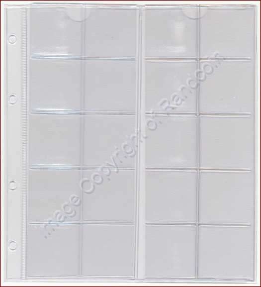 *#* Universal Coin Album A5 - Extra Pages. 20 Pocket Page *#*