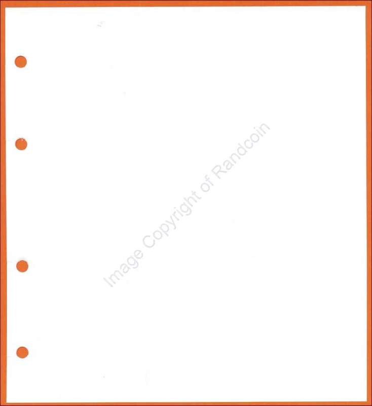 *#* Universal Coin Album A5 - Extra Pages. White Divider Page *#*