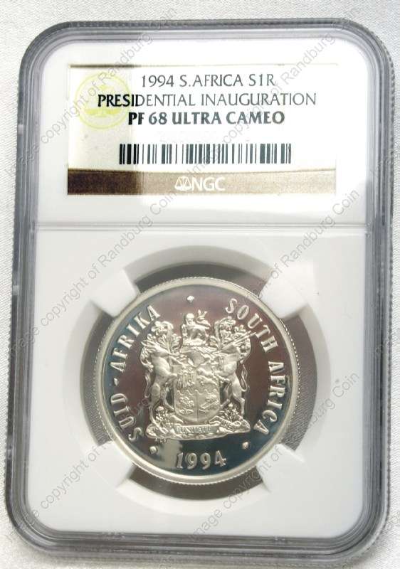 *#* @@ R1 Crazy @@ *#* 1994 Presidential Inauguration Proof Silver R1 Slabbed PF68 *#*
