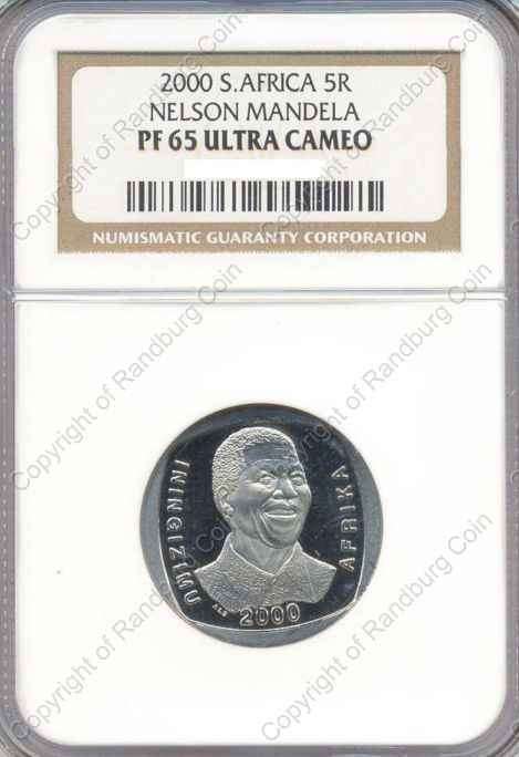 *#* 2000 Proof R5 Mandela PF65 NGC Slabbed *#*
