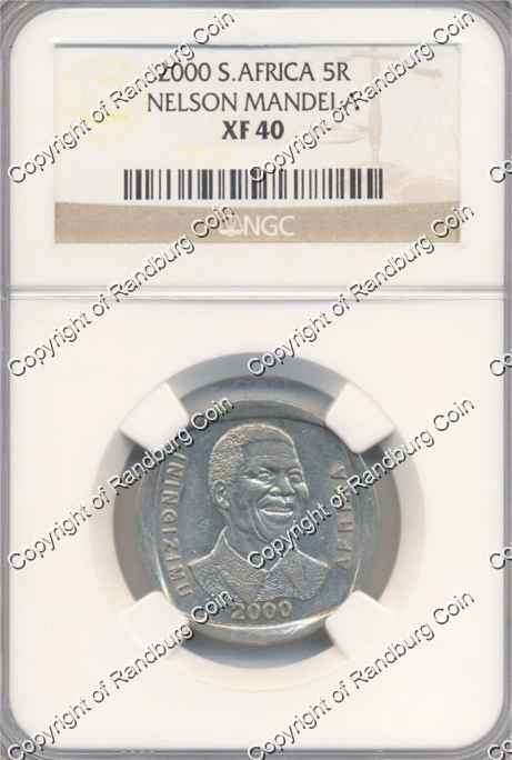 *#* 2000 R5 Mandela NGC Slabbed XF 40 *#*