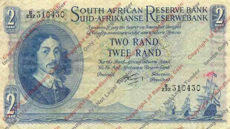 *#* G RISSIK - 1st Issue - 2 Rand Eng/Afr - F+ *#*