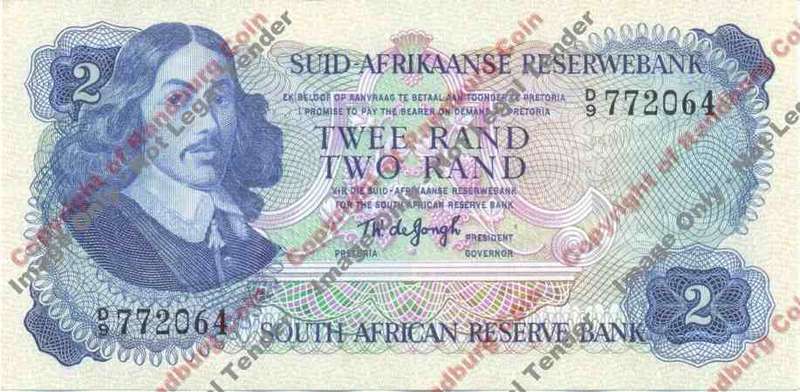 *#* TW de JONGH - 2nd Issue - 2 Rand - EF+/AU *#*