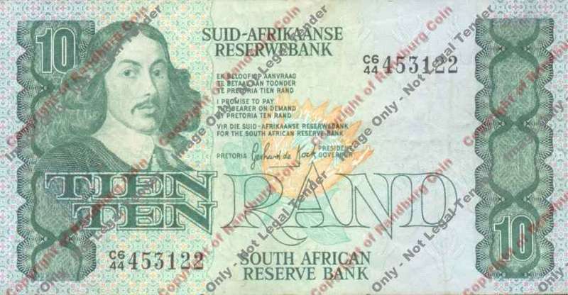 *#* GPC De Kock 2nd Issue - Ten Rand VF Note *#*