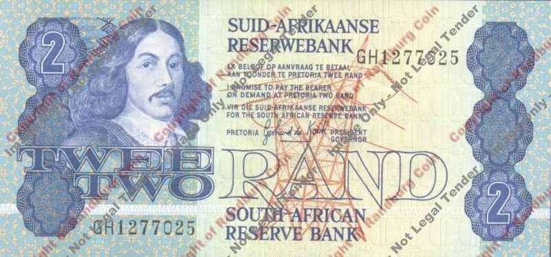 *#* GPC De Kock 3rd Issue - Two Rand Note EF+ *#*
