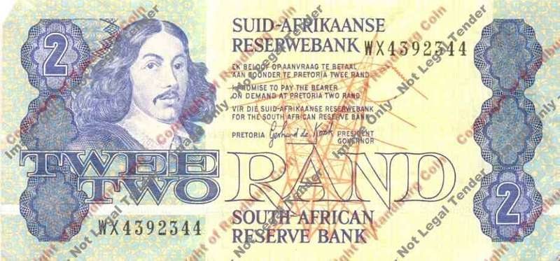 *#* GPC De Kock 3rd Issue - Two Rand WY Replacement Note VF *#*