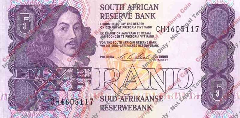 *#* GPC De Kock 3rd Issue - Five Rand Note EF *#*