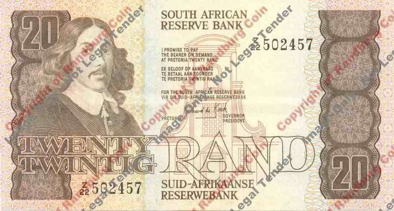 *#* GPC De Kock 3rd Issue - Twenty Rand Z22 Replacement Note EF+ *#*