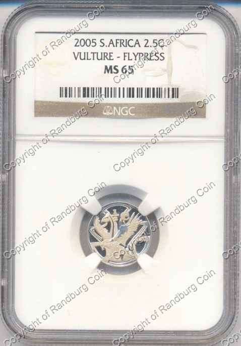 *#* 2005 NGC SILVER FLY PRESS TICKEY VULTURE  MS 65 - Mintage 193 *#*